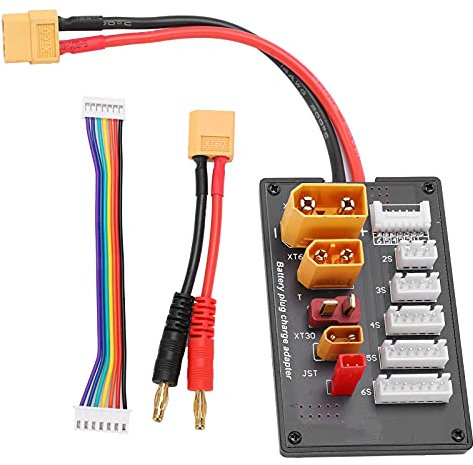 Lipo Akkuladegerät XT60 Lipo Parallele Ladeplatte Lipo Parallel Balanced Plate Balance Charger Board 2S-6S Parallel Balanced Lithium Akkus Ladegerät Teil