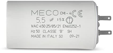 Condensateur 5.5 µF Spécial volet roulant SOMFY à petites cosses 2,8mm - GARANTIE 2 ans