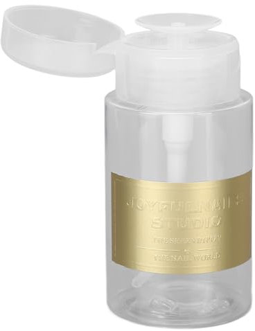 Pumpspender,Nagelstudio Leere Push-Pump-Spenderflasche,Nagellackentferner Pumpspender,Reise-Make-up-Flasche,Gepresste Pumpreiniger-Flasche,Pumpflasche Leer Nagellackentferner