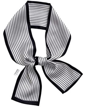 XKUN Schal Fashion Ribbon Schal Ladies Lieben Kleine Nackenschal -Büro Damen Schal Turban Bag Kleid Schal-K