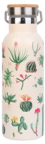 Botella agua acero inoxidable Cacti - Botella termica 500ml, Botella de agua acero inoxidable (Termo agua) | Botellas de agua acero inoxidable Aislamiento Doble pared Frio/Calor