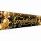 Banner Congratulations - We Are So Proud Of You - Well Done - Abschlussdekorationen für Abschlussball - 180 x 40 cm (Schwarz und Gold)