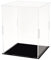 FINGERINSPIRE Mini Helm Vitrine Mit 13 Gummi 16.5x16.5x20.5 cm Zusammenbaubar Staubdichte Box Aus Transparentem Acryl Transparenter Wasserdichter Schutz Vitrine Für Basketball Modell