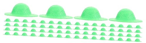 COHEALI 120 Stk Mini-hut Zubehör Für Die Puppenherstellung Hut Für Minihauspuppe Minihüte Zum Basteln Mini-puppenhüte Kleine Hüte Kleine Partyhüte Minipuppe Plastik Selbstgemacht Partyhut