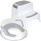 Babycurls Siège d'apprentissage des toilettes pour tout-petits avec poignées et double marchepied antidérapant – Ajustement sûr, surface antidérapante et design portable léger pour un apprentissage de