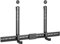 RICOO Sound Bar Bracket LH068, Universal Adjustable Soundbar Wall Mount Kit for TVs with VESA up to 800x400mm, Holds up to 15kg, Black