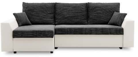 Eckcouch Paul 1 PRO mit Bettkasten! Best! Wohnzimmer möbel mit schlaffunktion. Polstermöbel, bequem schlafcouch. (LAWA 06 + REAL 17)