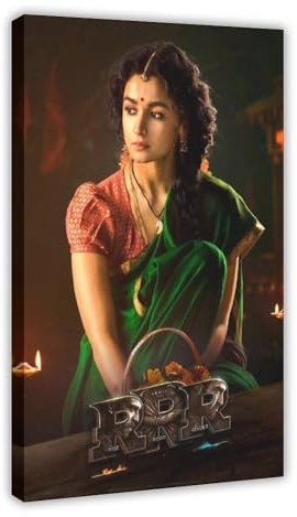 MAHWER RRR Filmposter Leinwand Poster Schlafzimmer Dekor Sport Landschaft Büro Zimmer Dekor Geschenk Rahmenstil 20 x 30 cm