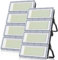 YIQIBRO Focos LED Exterior 400W 2 Piezas, 4 en 1 40000LM 6500K Blanco Frío Luces Exterior, IP67 Impermeable 85-265V Lampara LED con Transformador para Jardin Garaje Hotel Fábrica Estadio