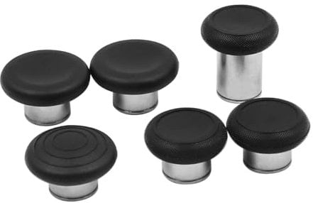 POFET Juego de Botones magnéticos de Intercambio 6 en 1, Controlador de Juegos, palancas de Repuesto, Agarre para Xbox One Elite Series 2