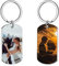 Porte Clef Personnalisable Porte Clef Photo Personnalisation Double Face - Téléchargement Une Image, Ajout De Texte Cadeau Saint Valentin Homme Cadeau Femme (Images Double Face)