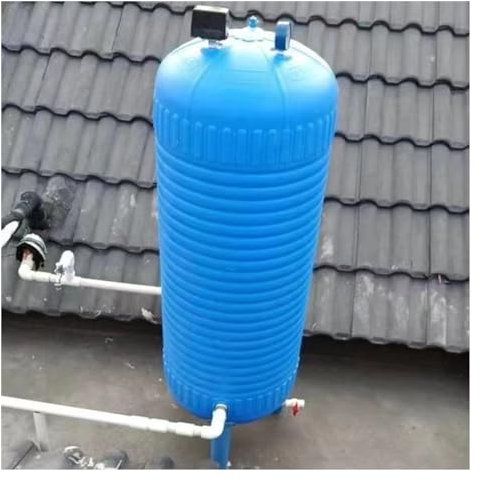 Vaso de expansión Tanques de vejiga de agua de pozo, 50 60 100 120 150 200 litros Tanques de presión de agua para sistemas de pozos/sistema de agua, tanques de pozos verticales de PE presurizados ( Si