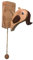 Accesorios para casa de árbol, campanilla para puerta, campana, torre de juegos, casa de juegos para niños, exterior, madera, casa de juegos, accesorios, casa de madera, campanilla para puerta, caseta