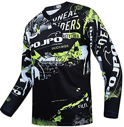 Kids Element Racewear powersports Jerseys 4-12Y Child Cycling MTB Bicycle Mountain Bike Jersey Shirt for Girl boy M