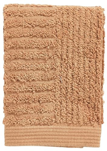 Zone Denmark Classic Waschlappen/kleines Handtuch, 100% Baumwolle, 30 x 30 cm, Mandarine