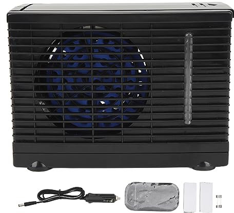 BOROCO Climatiseur portable pour voiture, 2 vitesses réglables, mini climatiseur portable DC 12 V pour voitures, camions, camping-cars
