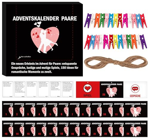 Belloxis Geschenke für Paare zu Weihnachten Adventskalender Paare Weihnachtsgeschenke für Paare Adventskalender Pärchen Adventskalender Frau Männer