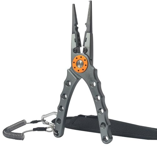 Aluminum Alloy Multifunction Fishing Pliers Suitable For Anglers Campers Cutting Lines And Hook Removal Bottle Opening