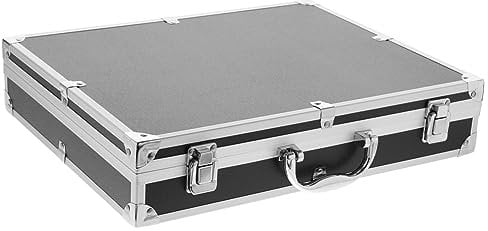 DOITOOL Lockable Aluminum Alloy Toolbox Portable Multi-purpose Carrying Case for Tools Medicine and Makeup and Handle Versatile Organizer for