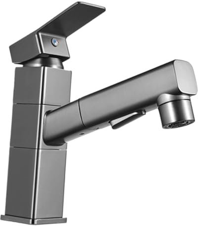 VILLCASE Robinet De Lavabo Rotatif Pour Salle De Bain Robinet De Remplacement Design Moderne Et Minimaliste Facile à Installer