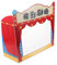 HANABASS Schattenpuppenbühne Schattenpuppen Theater Fingerpuppen der Familie kleine Fingerpuppen Familie Fingerpuppen Puppentheater Handpuppen Puppenspielzubehör Papier