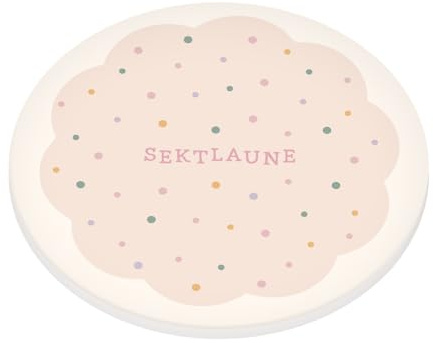 Grafik Werkstatt Keramik-Untersetzer | Sektlaune