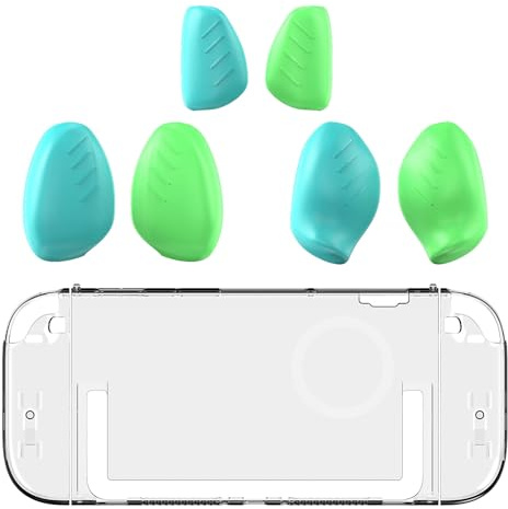 Gamepad Clear Housing with Handle Grips Protector Covers for NS2 Scratchproof Shell Console Protective Case Sleeve Clear Dockable Cover