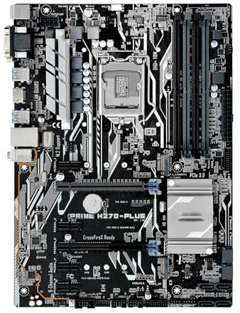 Placa Madre Placa Base Fit For ASUS Prime H270-PLUS Intel H270 LGA 1151 DDR4 64GB Compatible con Core i3-6100 7300 i5-6400 i5-6600 i5-7600 Pentium G4500