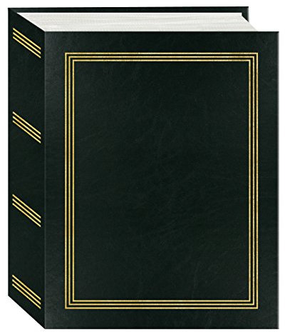 Pioneer Photo Albums A4-100 Black Fotoalbum, Kunstleder, Schwarz, 100 Pockets 4x6