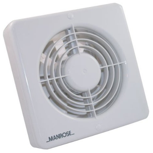 Manrose XF150BSLV Wall/ Ceiling Fan