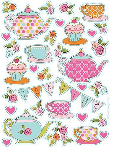 Tea Time Party Stickers (4 sheets)