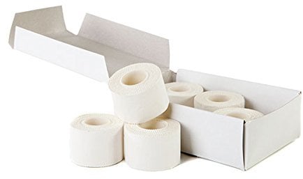 Zinc Oxide Tearable Sports Tape - Pack of 12 (2.5cm x 10M)