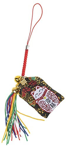 Lachineuse – Omamori japonés Maneki Neko para atraer la Suerte, la Felicidad y la Prosperidad – Amuleto japonés Tradicional – Omamori Gato japonés – Regalo Japón