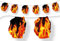 DH-Konzept 3,5m Wimpelkette * Feuer * als Deko für Geburtstag, Grillabend oder Party // Geburtstag Mottoparty Partybecher Becher Sommer Feier Garten BBQ Grillen Barbecue Chili