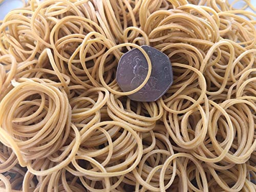 2300 x Small No.10 First Steps ® Rubber Elastic Bands 1 35mm x 1.5mm Ideal for Jam Jars