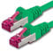 20m - verde - 1 pieza - CAT6a CAT 6a Ethernet LAN cable de red - SET 10 GB/s cable patch CAT6 S-FTP Doble blindado PIMF 500MHz libre de halógenos compatible con CAT5 CAT6a CAT7 CAT8