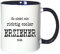 Mister Merchandise Kaffeetasse Becher So Sieht EIN richtig Cooler Erzieher aus. Pädagoge, Farbe: Weiß-Blau