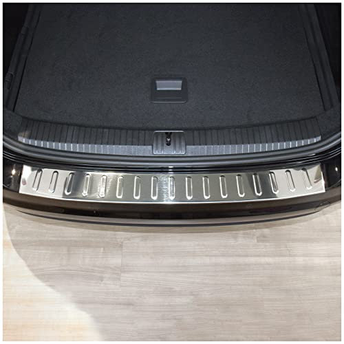 teileplus24 L553 Ladekantenschutz V2A Edelstahl kompatibel mit VW Touran 2 5T 2015- Abkantung