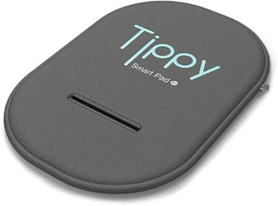 Digicom Tippy Baby Car Seat Smart Pad, Negro