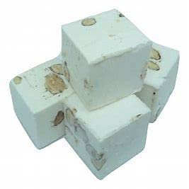 Torrone morbido a cubetti di mandorle/pistacchio 150g