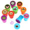 Kesote Stempelset Halloween, 10 Stück Kinder Selbstfärbend Stempel Halloween Dekoration für Spiel Spaß Hobby, Orange und Lila