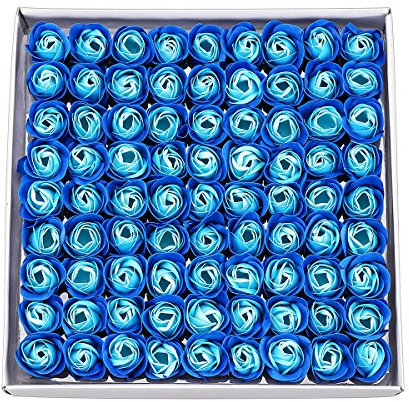 81 pezzi di sapone con fiori di rosa, profumati bouquet di fiori di rosa, sapone per piante, per anniversari, compleanni, matrimoni, San Valentino