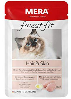 MeraCat Finest fit Hair&Skin | 12x 85g Katzenfutter nass