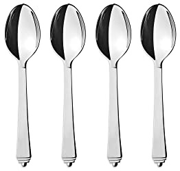 Georg Jensen Pyramid Teaspoon Large Giftbox Ss 4 Pcs