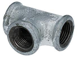 Fitting verzinkt Temperguss T-Stück IG Tempergussfittinge (1/2)