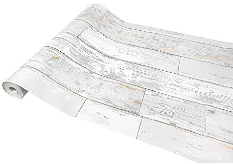 Klebefolie Möbel 45x200 cm | Möbelfolie selbstklebend in Holzoptik | Folie für Möbel zur schnellen Renovierung von Türen, Schränken und Regalen | Möbelfolie dekorativ und pflegeleicht | Vintage Holz