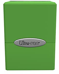 Ultra Pro - Deck-Box aus Satin, würfelförmig, Limettengrün