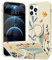 Yoedge Phone case for Apple iPhone 7/8 / SE 2022 4.7 inch, 360° Magnetic Ring Holder Kickstand Silicone TPU Shockproof Anti-Scratch Protective Resistant Pattern for iPhone SE 2020, Flower