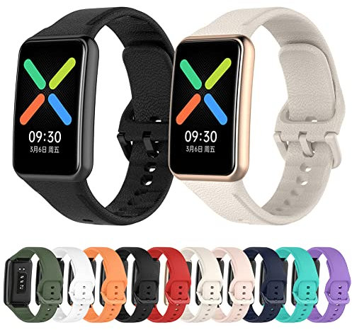 Tyogeephy Kompatibel mit Oppo Watch Free Uhrenarmband, Silikon Armband Uhrenarmband Accessoires für Oppo Watch Free