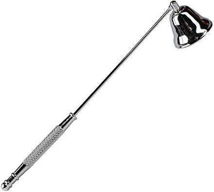 GAKA FAVOR Kerzenlöscher aus Edelstahl (Silber) Kerzenlöscher mit Griff Kerzenwerkzeug,Edelstahl Gefertigt Candle Extinguisher